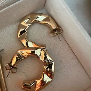 Gold color Hoop Earrings